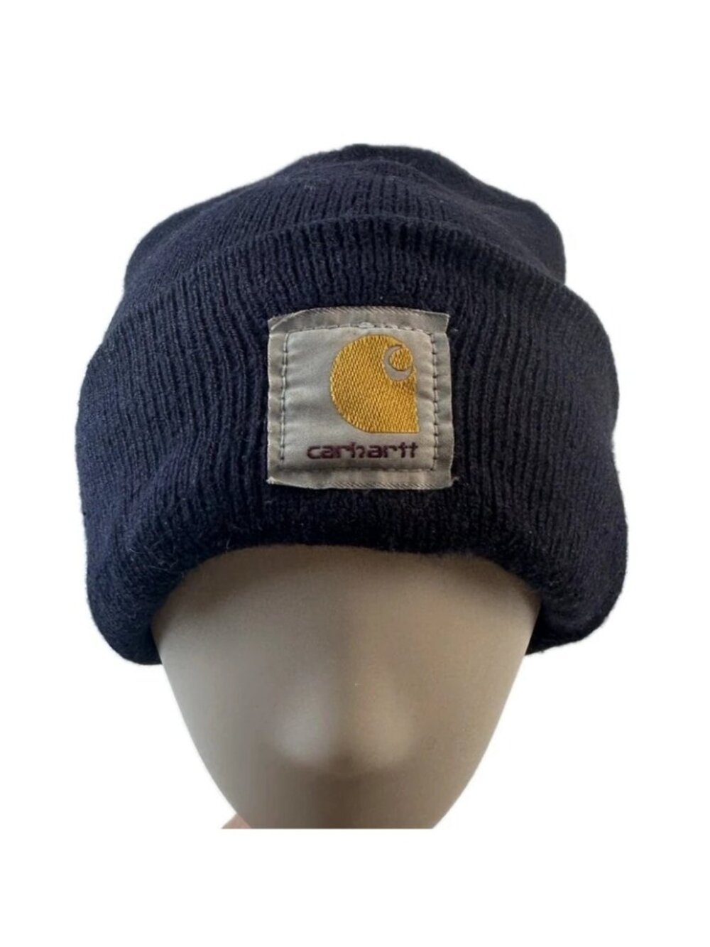 Carhartt acrylic beanie hat navy blue one size unisex